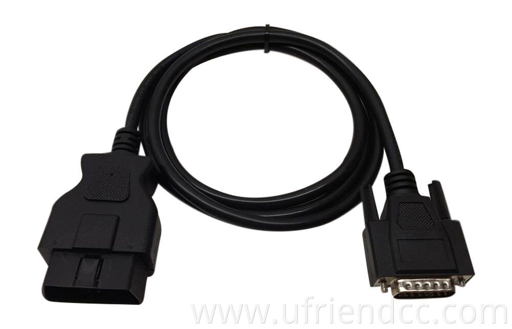 OBD11 16pin male To DB9 obd extension diagnostic Cable for all cars light trucks can Bus Module scanner